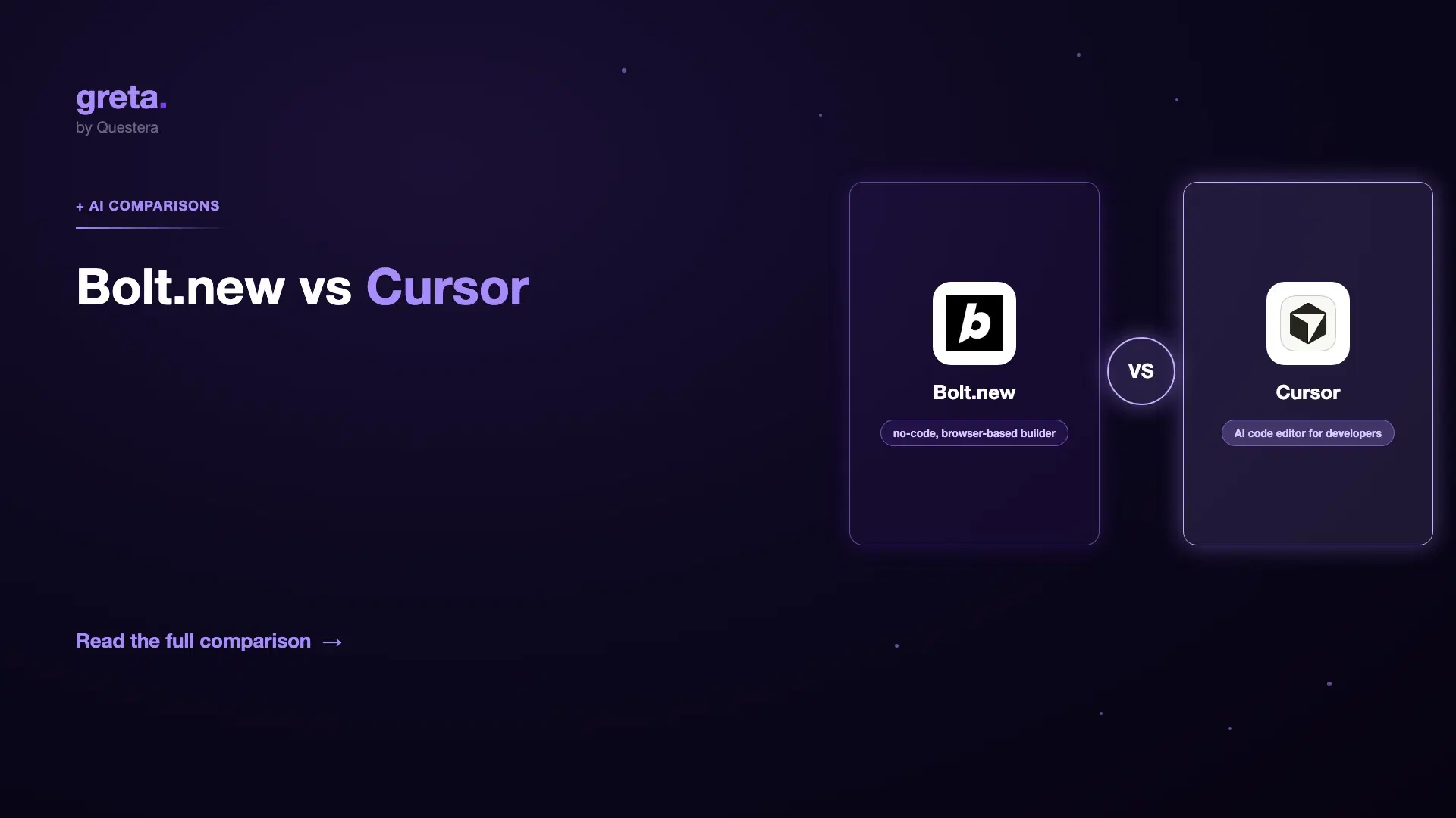 Bolt.new vs Cursor: Browser App Builder or AI Code Editor?