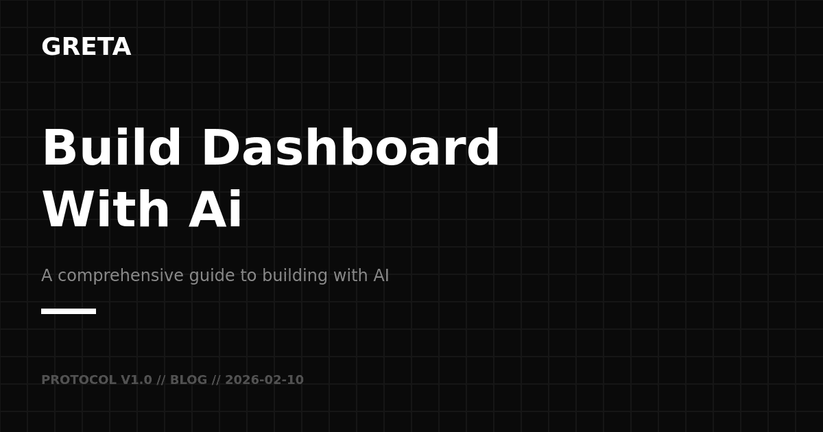 Building an AI-Driven Dashboard: Transforming Data into Growth