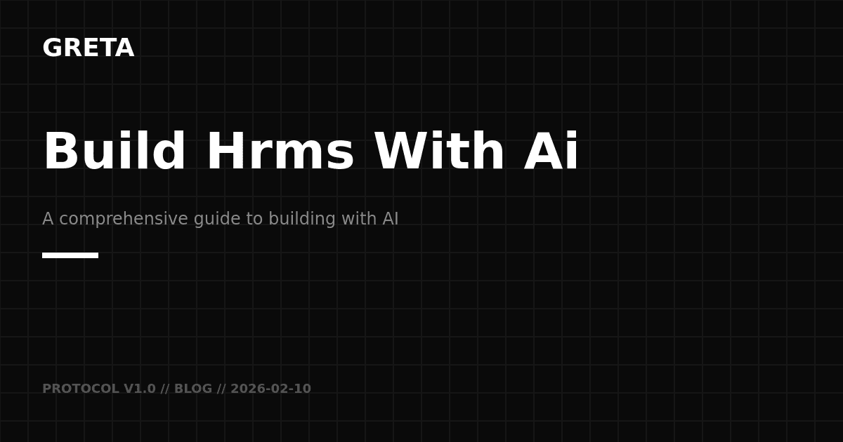 Building an AI-Native HRMS: Automating the Modern Workforce