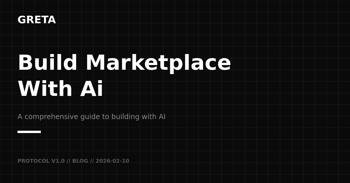 Building an AI-Driven Marketplace: Scaling Trust and Transactions