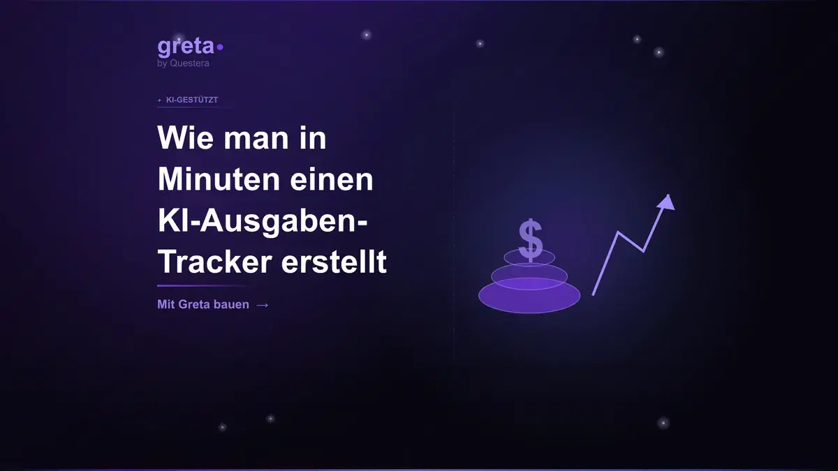 Wie man in Minuten einen KI-Ausgaben-Tracker erstellt