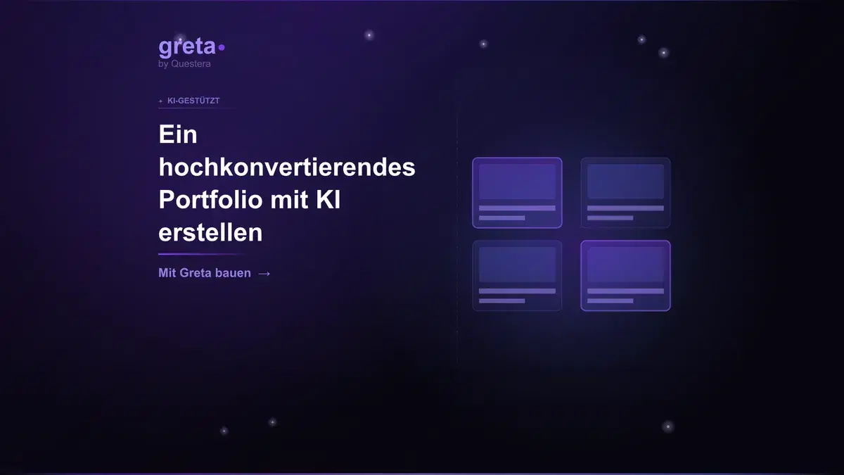 Ein hochkonvertierendes Portfolio mit KI erstellen