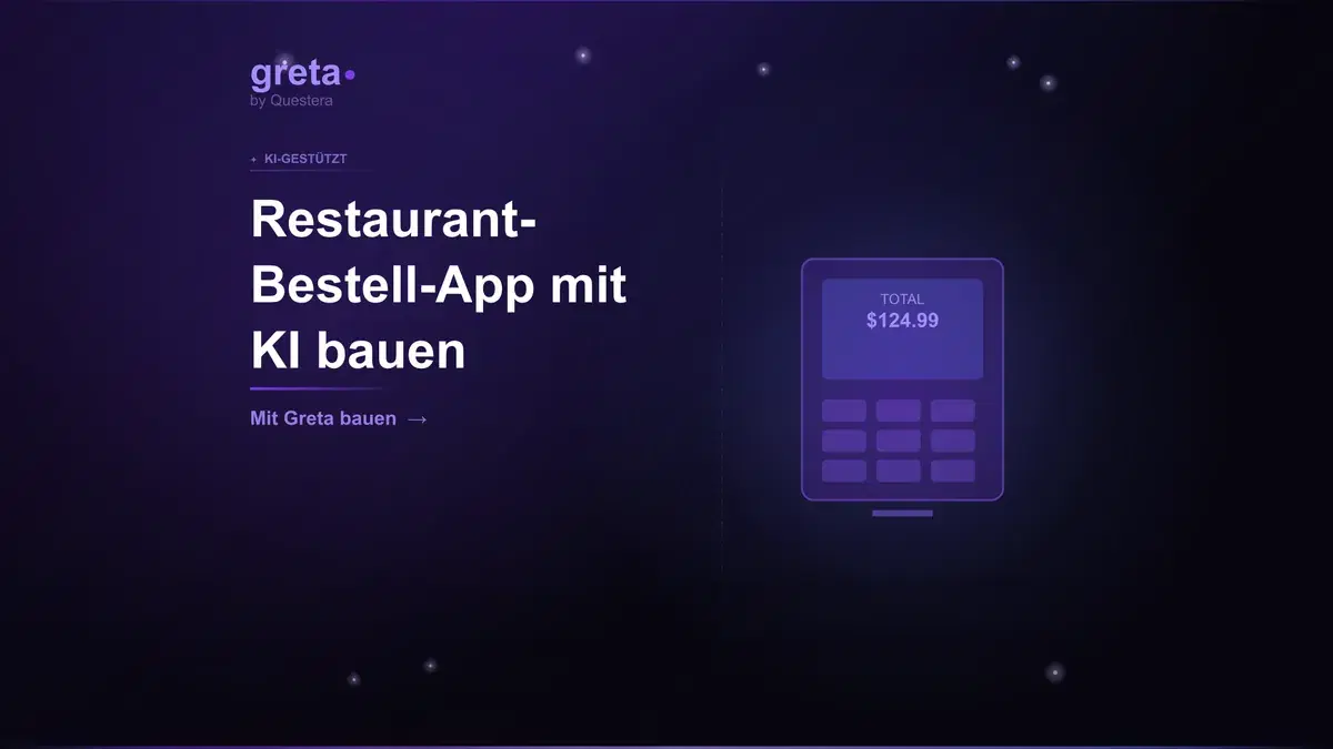 Restaurant-Bestell-App mit KI bauen