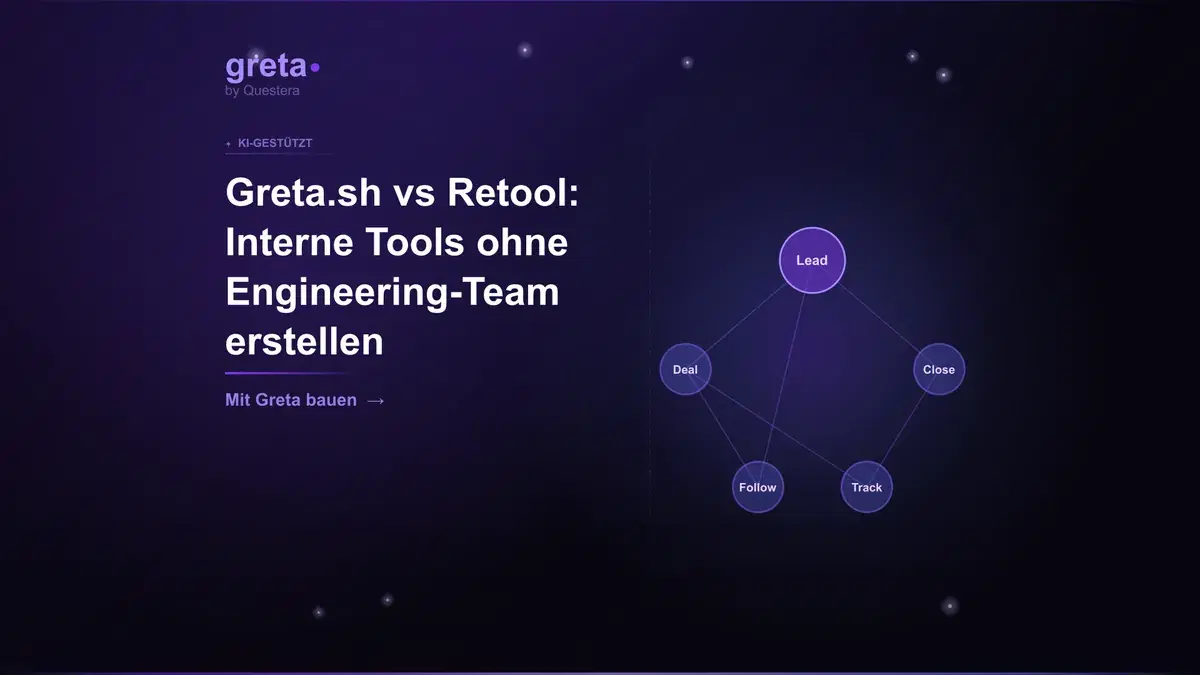 Greta.sh vs Retool: Interne Tools ohne Engineering-Team erstellen