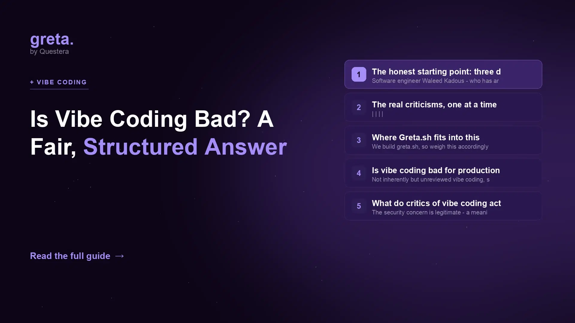 Is Vibe Coding Bad? A Fair, Structured Answer
