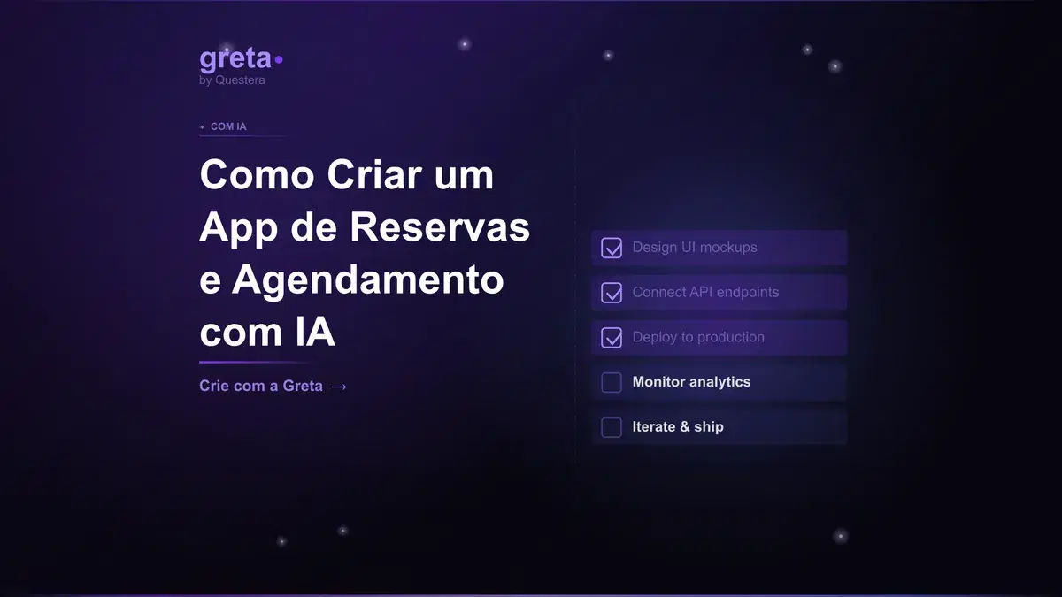 Como Criar um App de Reservas e Agendamento com IA