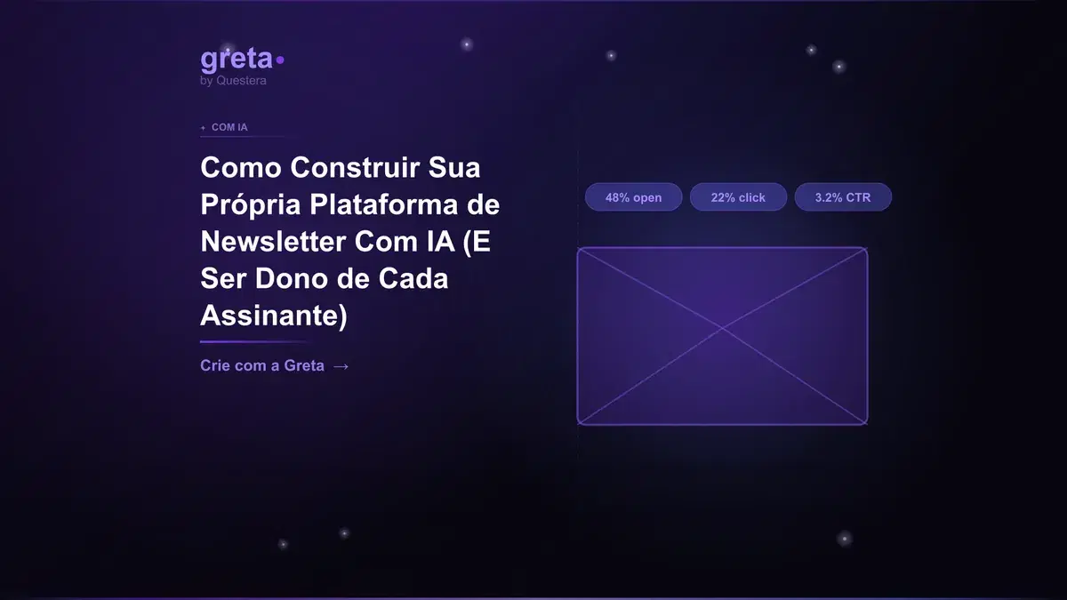 Como Construir Sua Própria Plataforma de Newsletter Com IA (E Ser Dono de Cada Assinante)