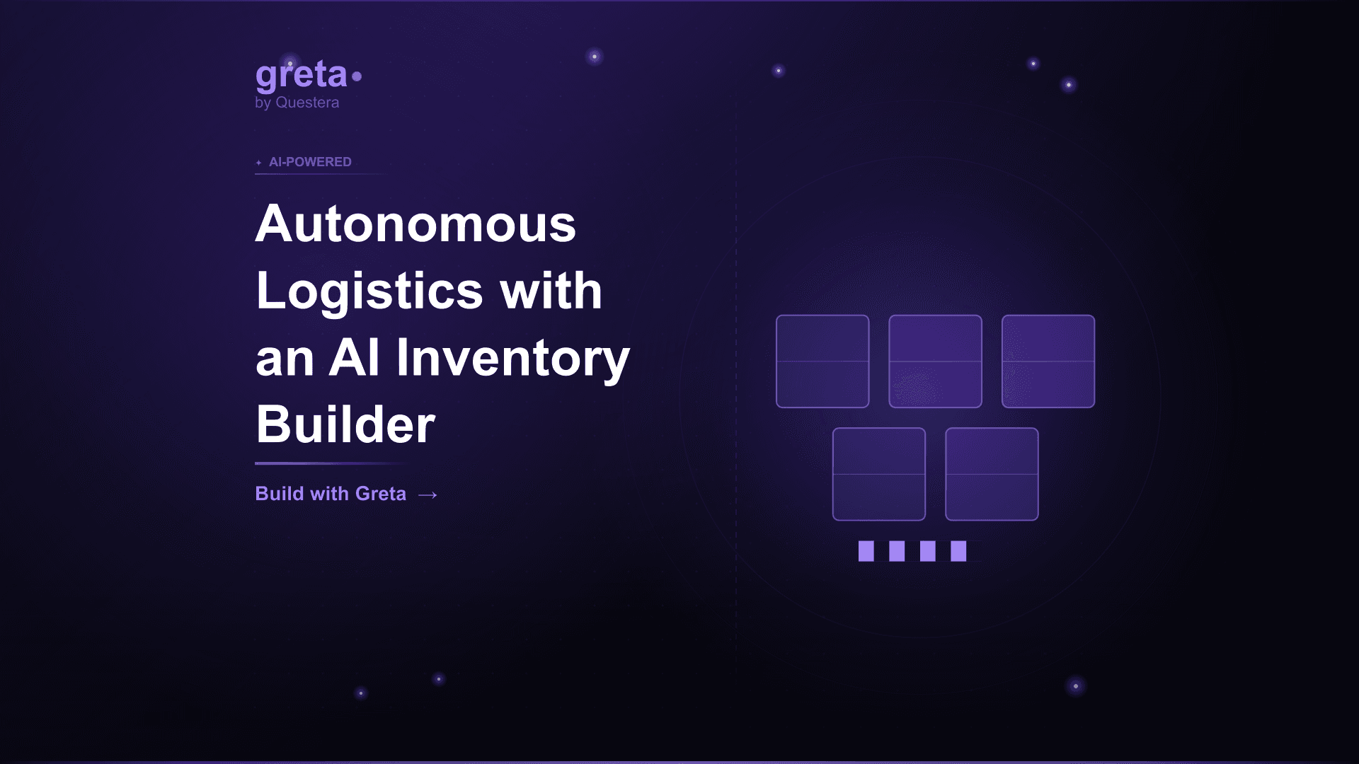 Autonomous Logistics with an AI Inventory Builder