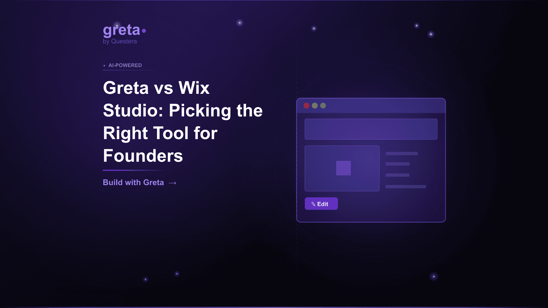 Greta vs Wix Studio: Picking the Right Tool for Founders