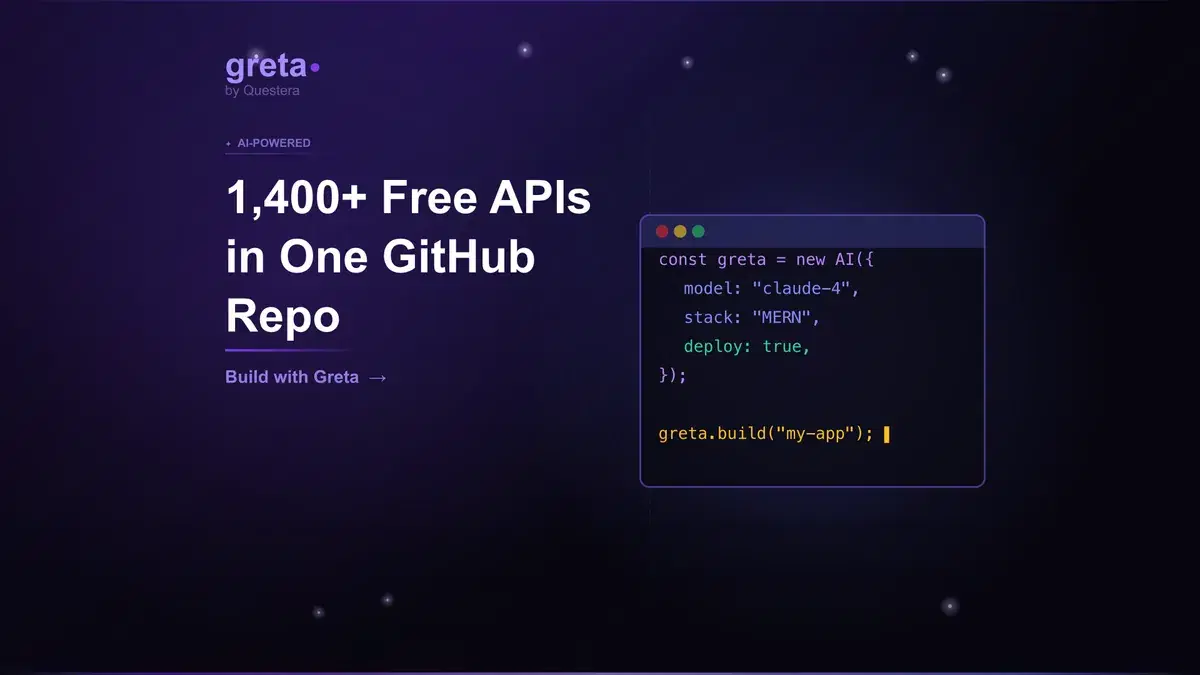 1,400+ Free APIs in One GitHub Repo
