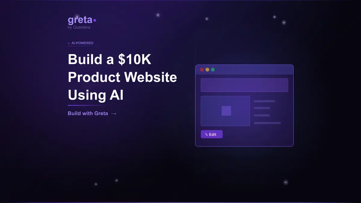 Build a $10K Product Website Using AI