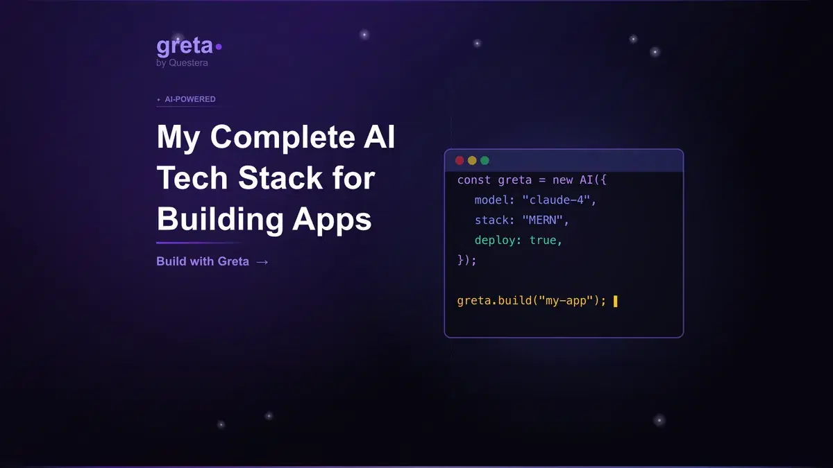 My Complete AI Tech Stack for Building Apps