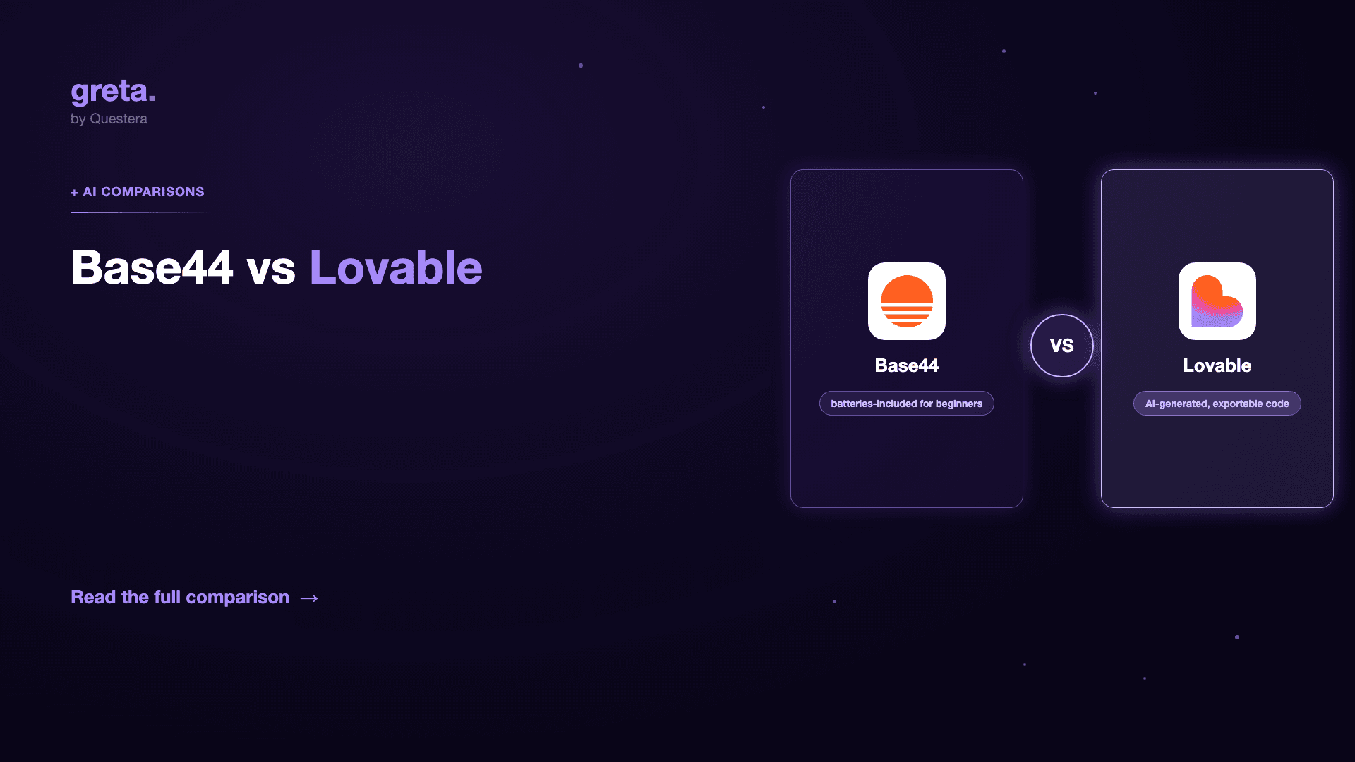 Base44 vs Lovable: Batteries-Included Beginner Builder or AI-Generated React?