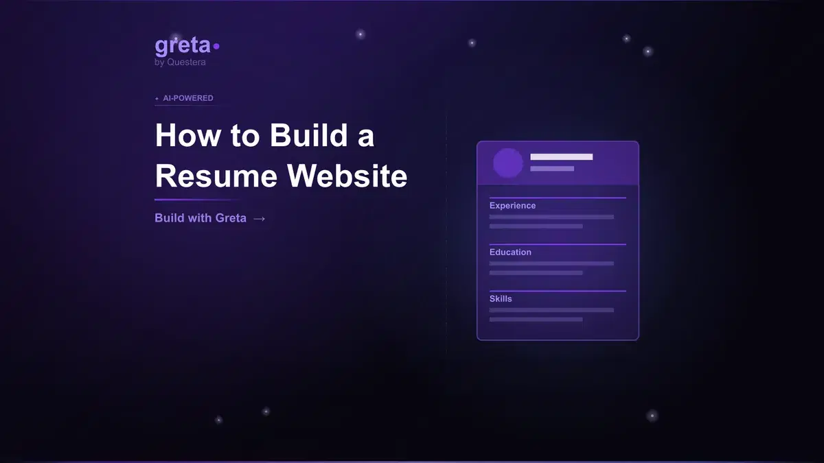 How to Build a Resume Website in 2026 (With Examples)