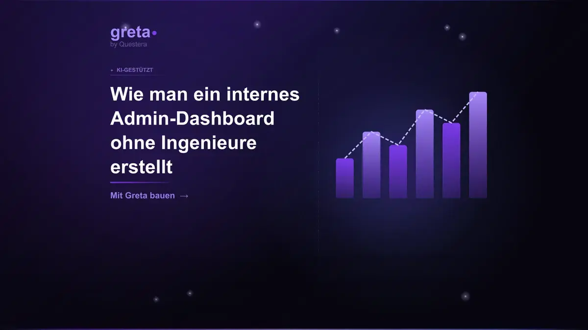 Wie man ein internes Admin-Dashboard ohne Ingenieure erstellt