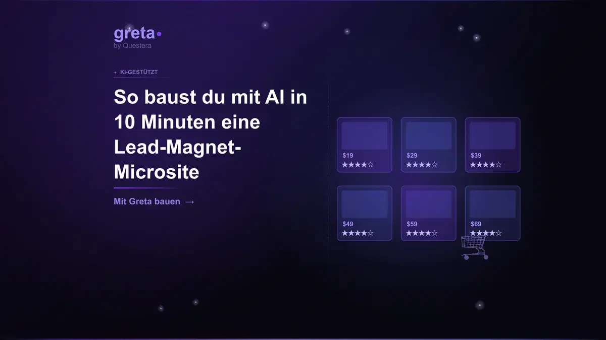 So baust du mit AI in 10 Minuten eine Lead-Magnet-Microsite