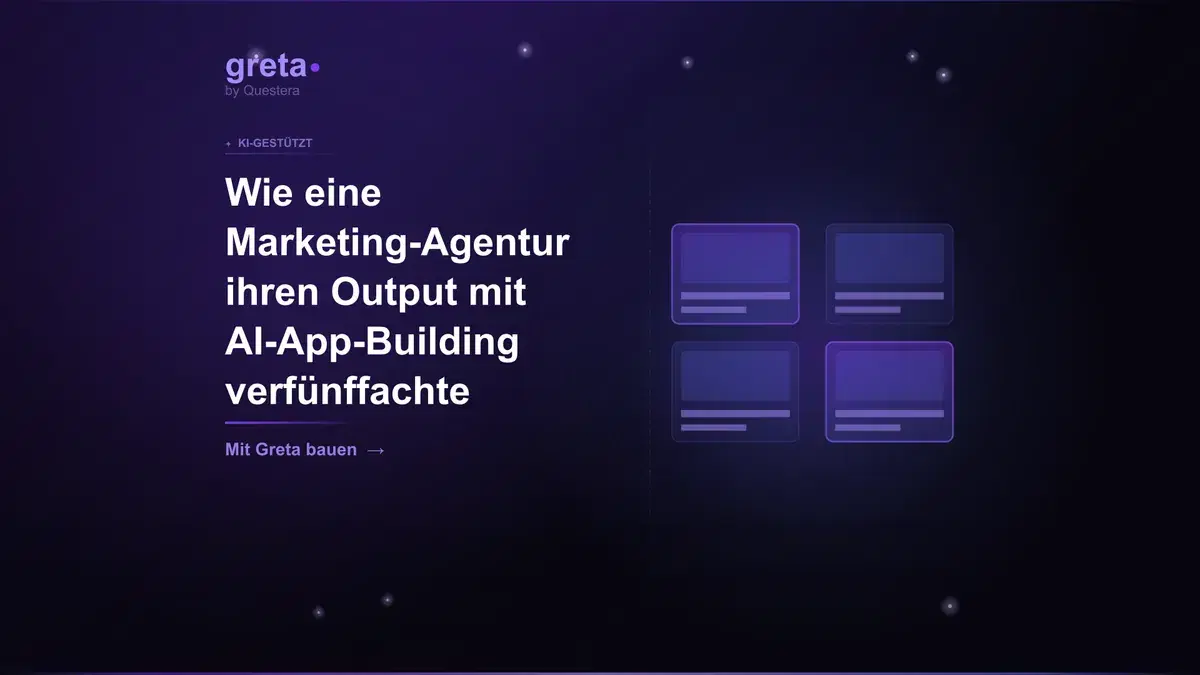 Wie eine Marketing-Agentur ihren Output mit AI-App-Building verfünffachte