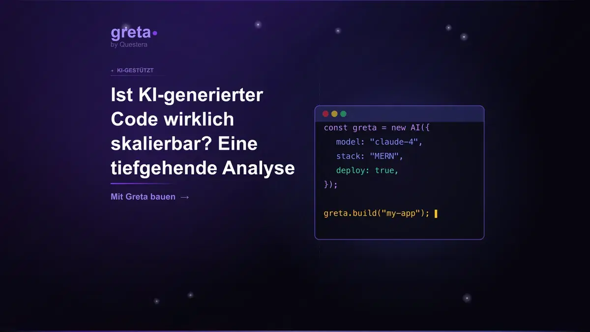 Ist KI-generierter Code wirklich skalierbar? Eine tiefgehende Analyse