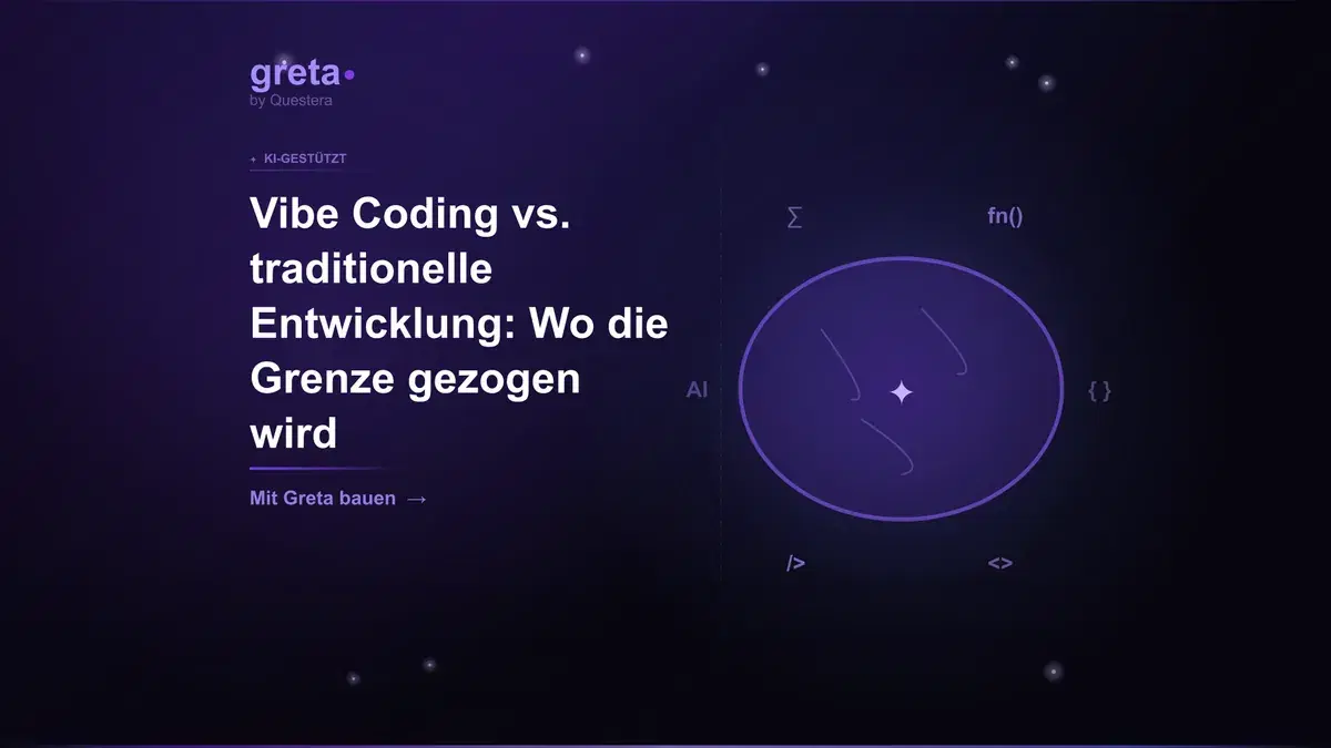 Vibe Coding vs. traditionelle Entwicklung: Wo die Grenze gezogen wird