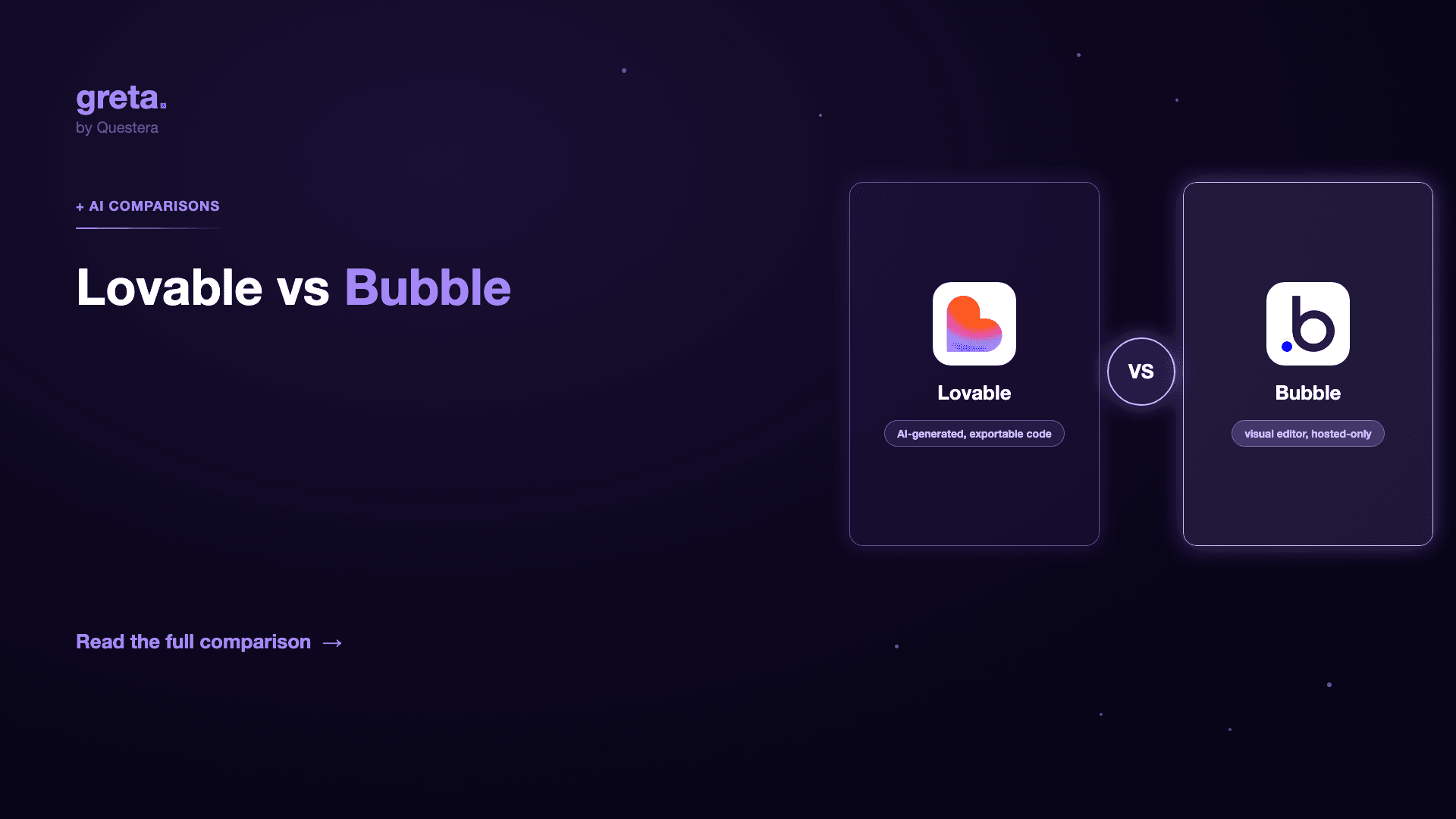 Lovable vs Bubble: AI-Generated Code or Visual No-Code Editor?