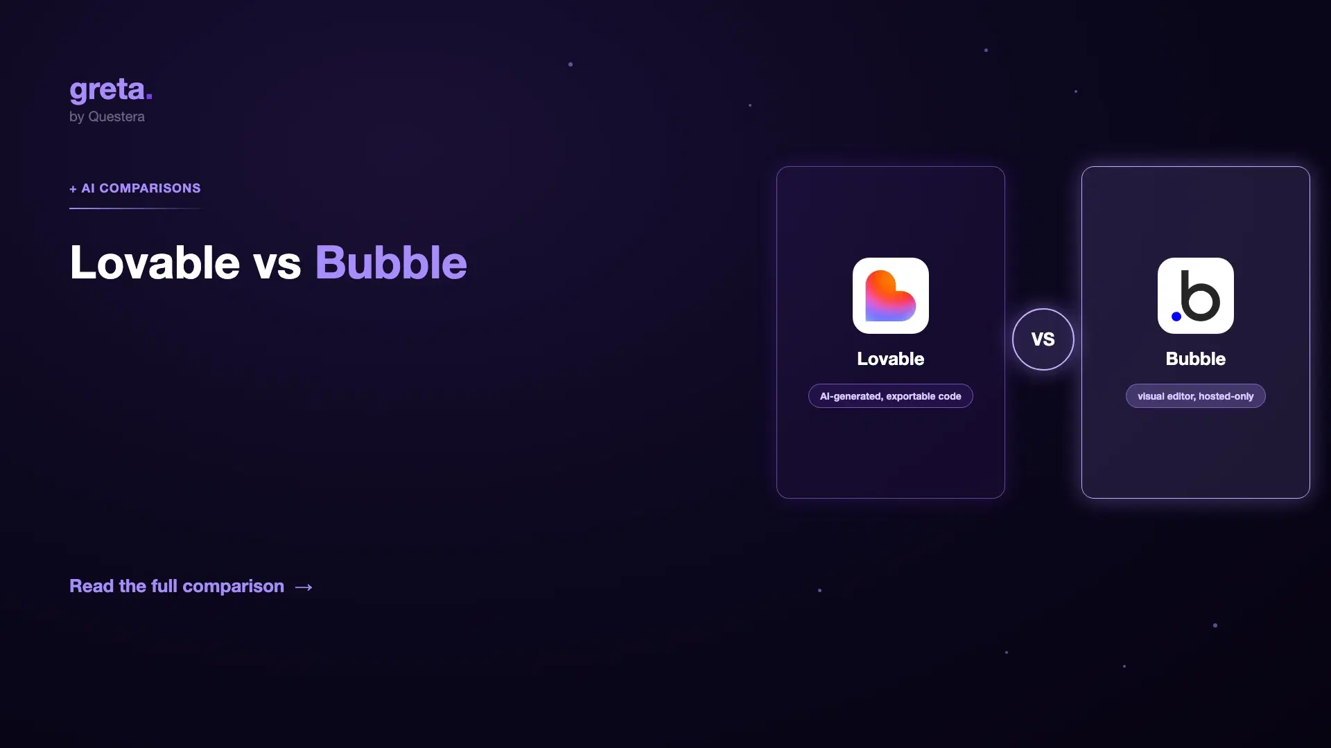 Lovable vs Bubble: AI-Generated Code or Visual No-Code Editor?