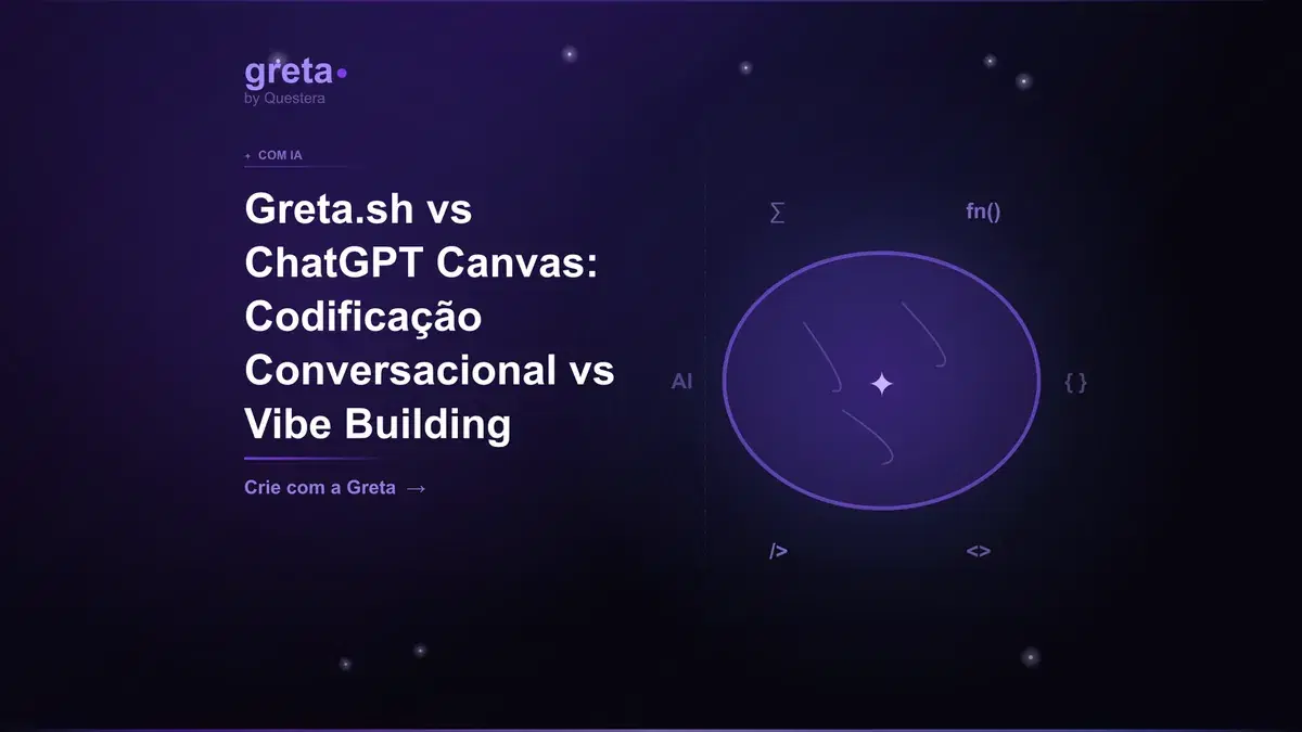 Greta.sh vs ChatGPT Canvas: Codificação Conversacional vs Vibe Building