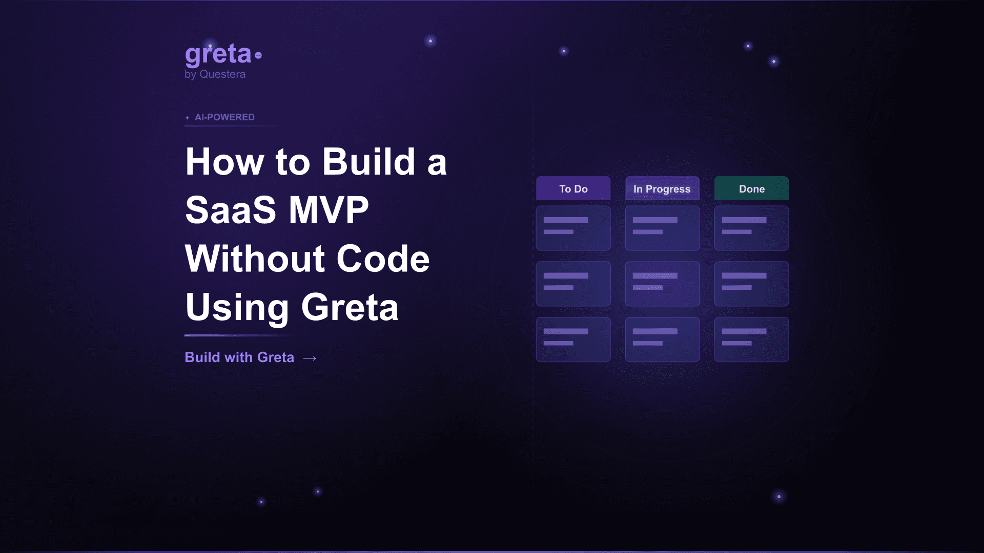 How to Build a SaaS MVP Without Code Using Greta