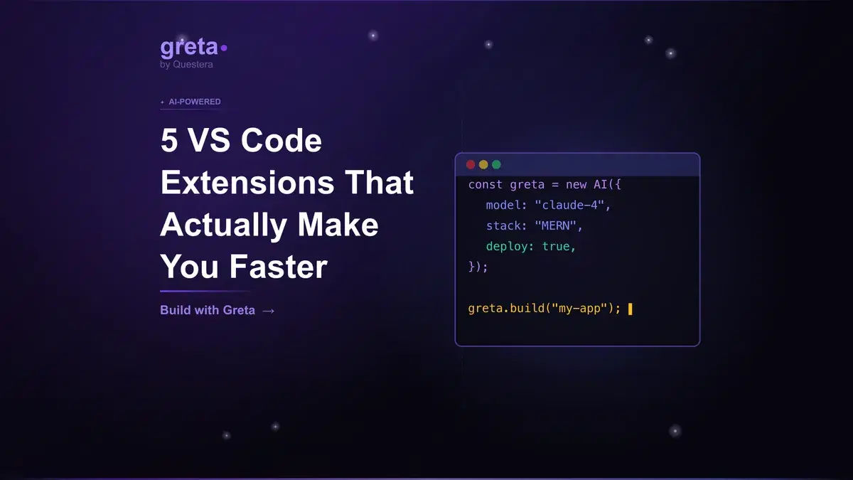 5 VS Code Extensions That Actually Make You Faster