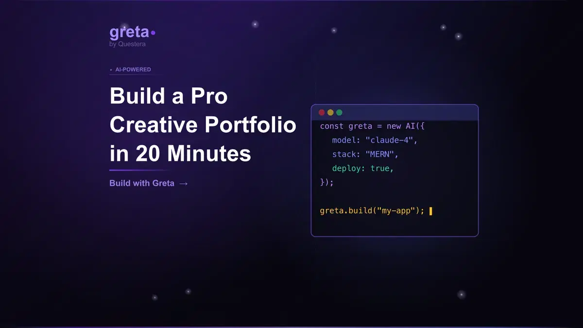 Build a Pro Creative Portfolio in 20 Minutes