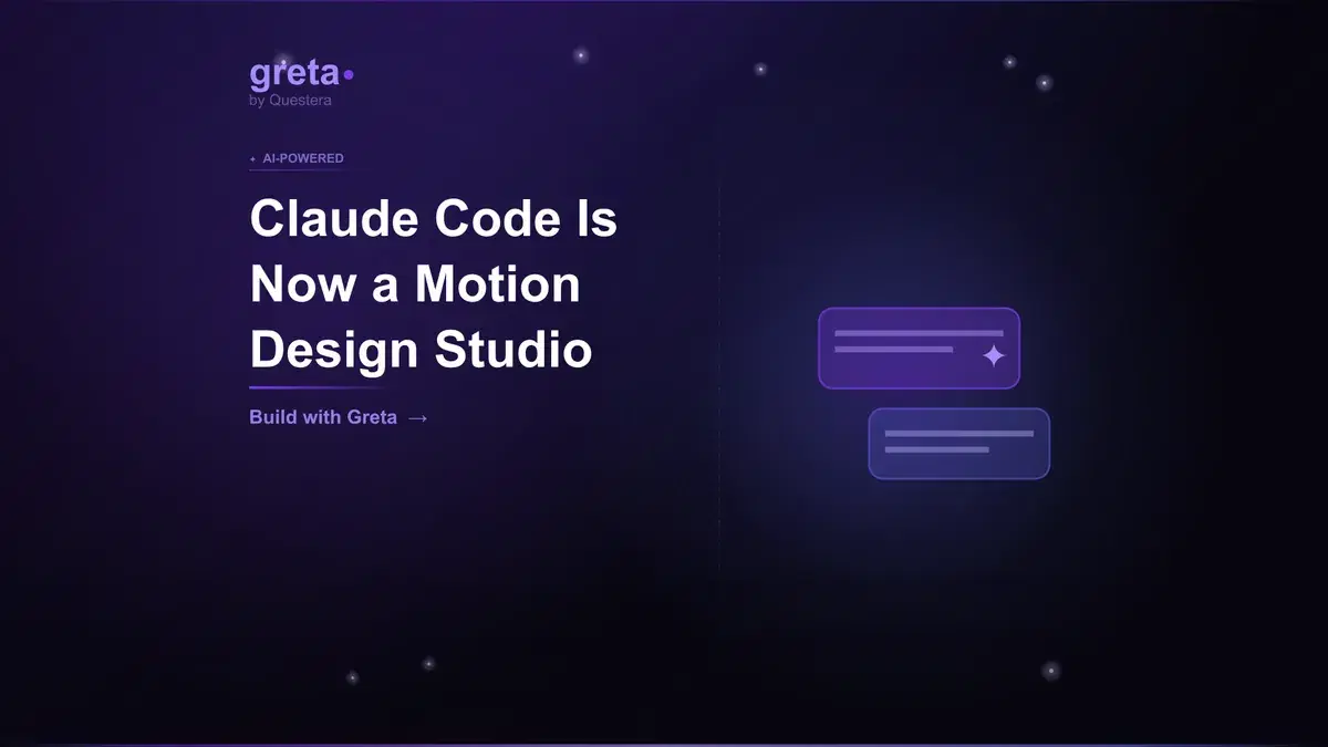 Claude Code Is Now a Motion Design Studio