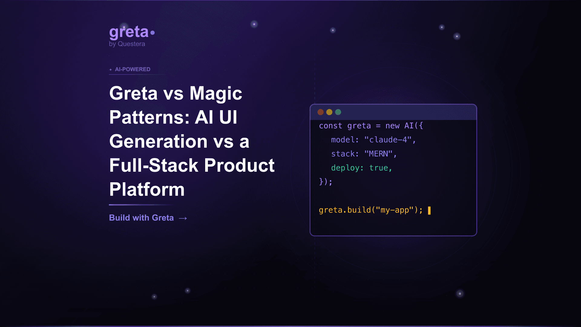 Greta vs Magic Patterns: AI UI Generation vs a Full-Stack Product Platform