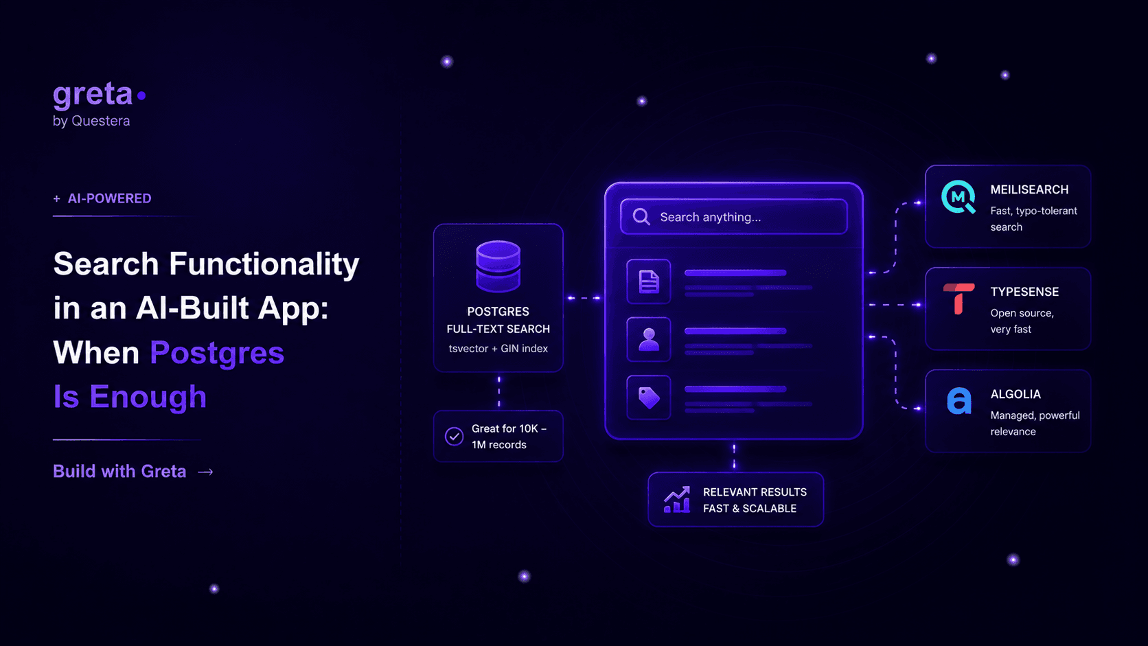 Search Functionality in an AI-Built App: When Postgres Is Enough