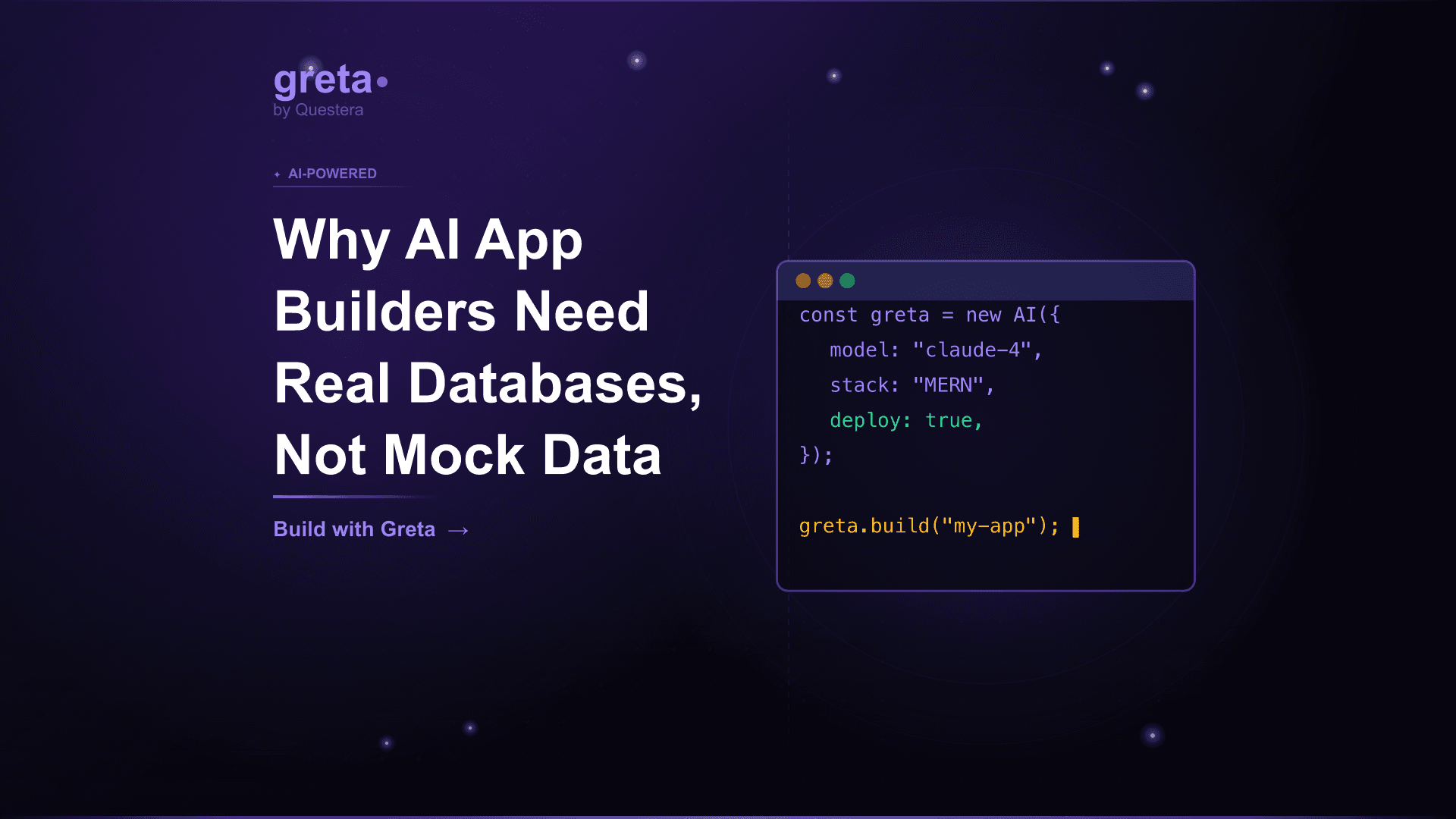 Why AI App Builders Need Real Databases, Not Mock Data