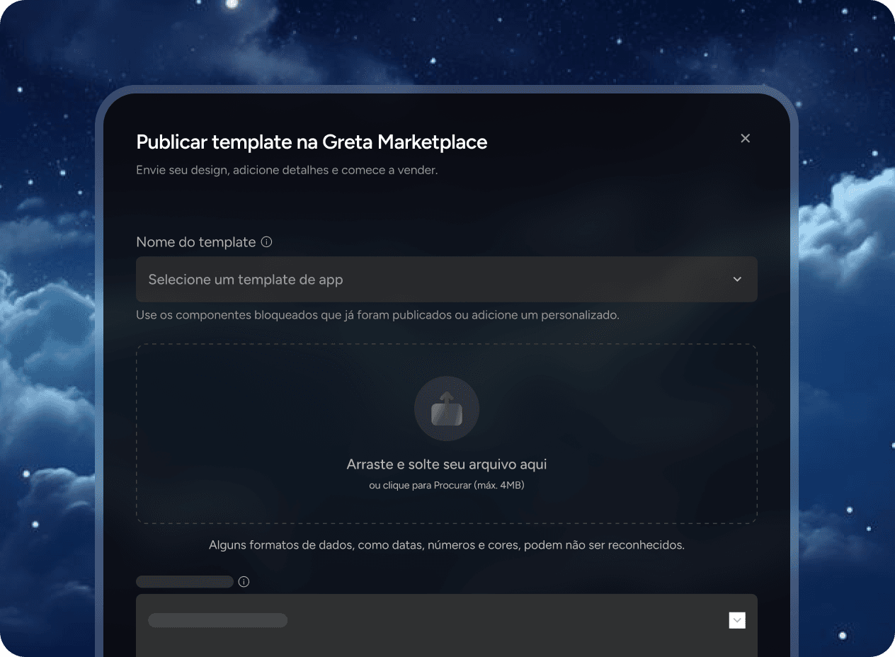 Comece a vender imediatamente